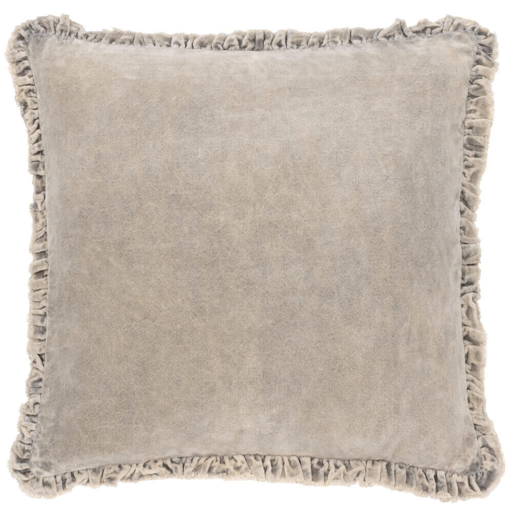 Yard Bertie Washed Cotton Velvet Cushion 